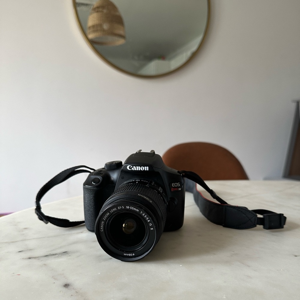 Canon Rebel EOS T6 Digital SLR Camera with EF-S Lens 18-55mm f/3.5-5.6 is II
